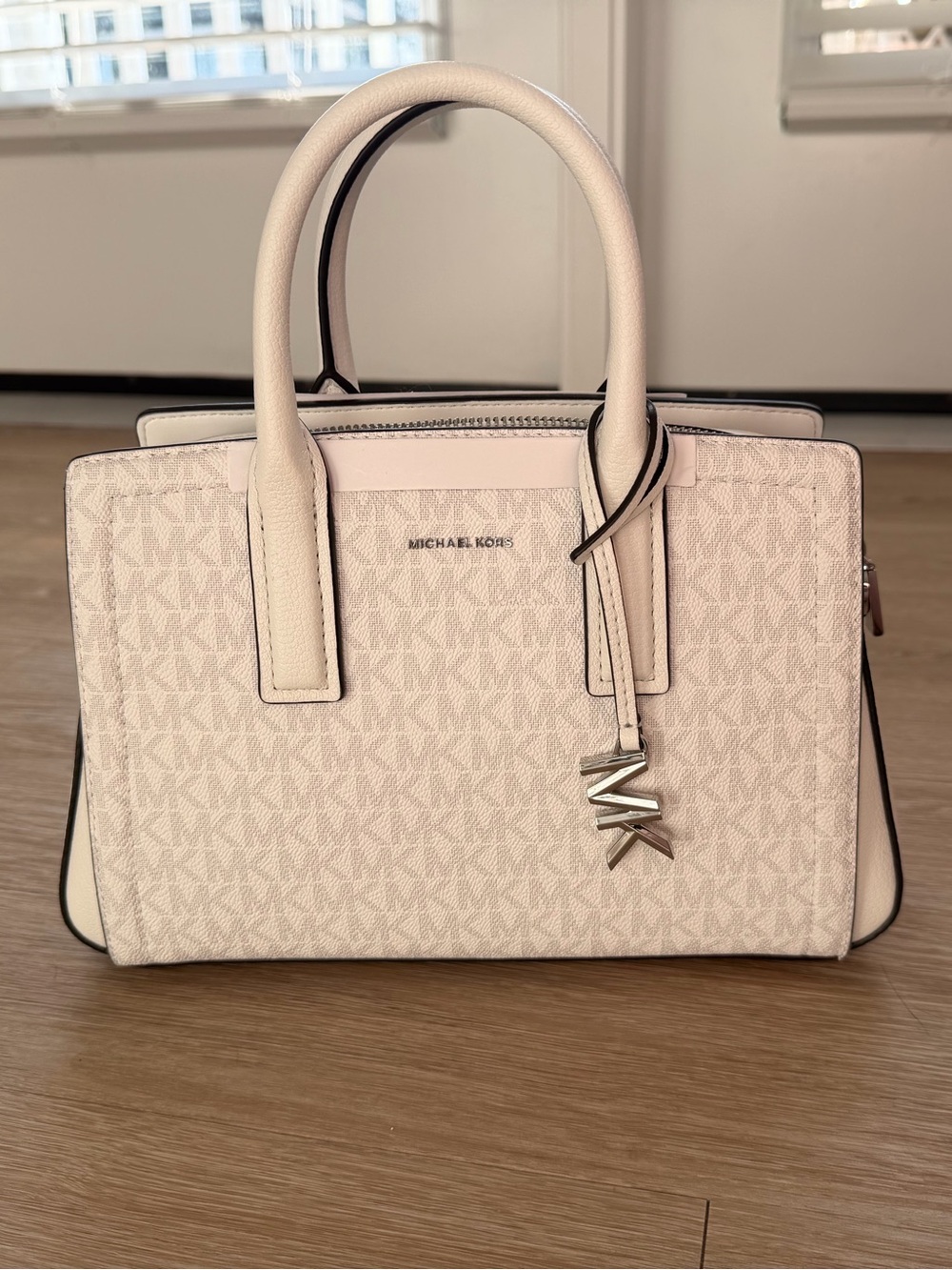 Michael Kors Laila Small Satchel with MK Charm